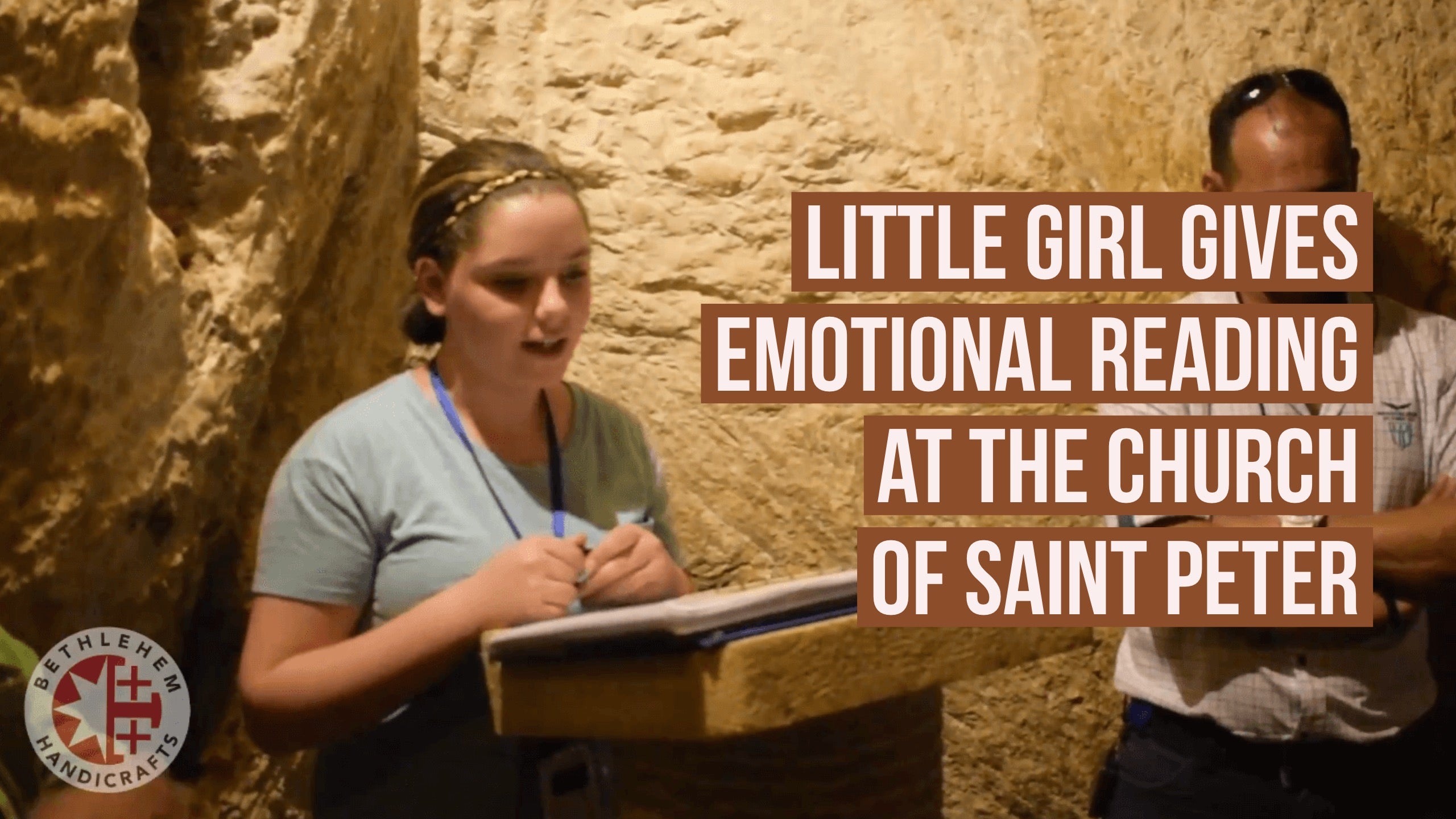 Little Girl Gives Emotional Reading at the Church of Saint Peter
