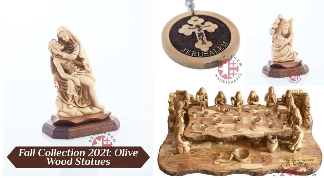 Fall Collection 2021: Olive Wood Statues | Bethlehem Handicrafts
