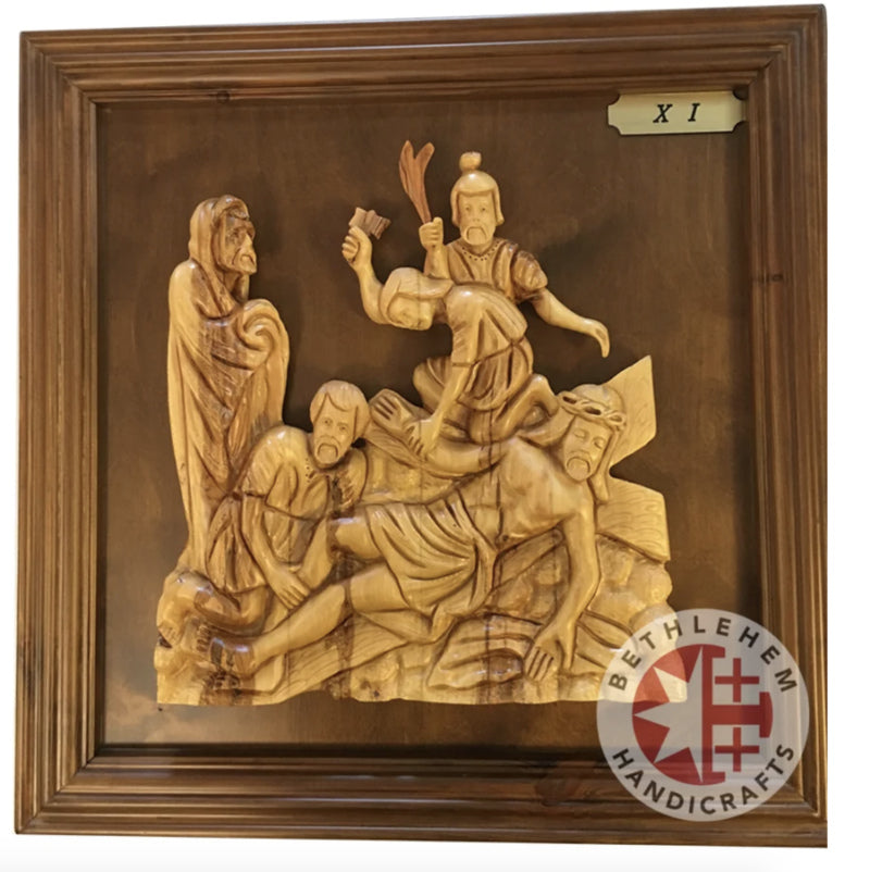 Jesus Christ is nailed to the Cross