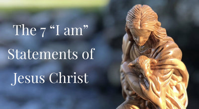 The 7 “I am” Statements Jesus Christ, Biblical Scripture for Christians, Seven I am Versus Scripture, Inspiration Catholic Home Decor Prayer Gifts to Share