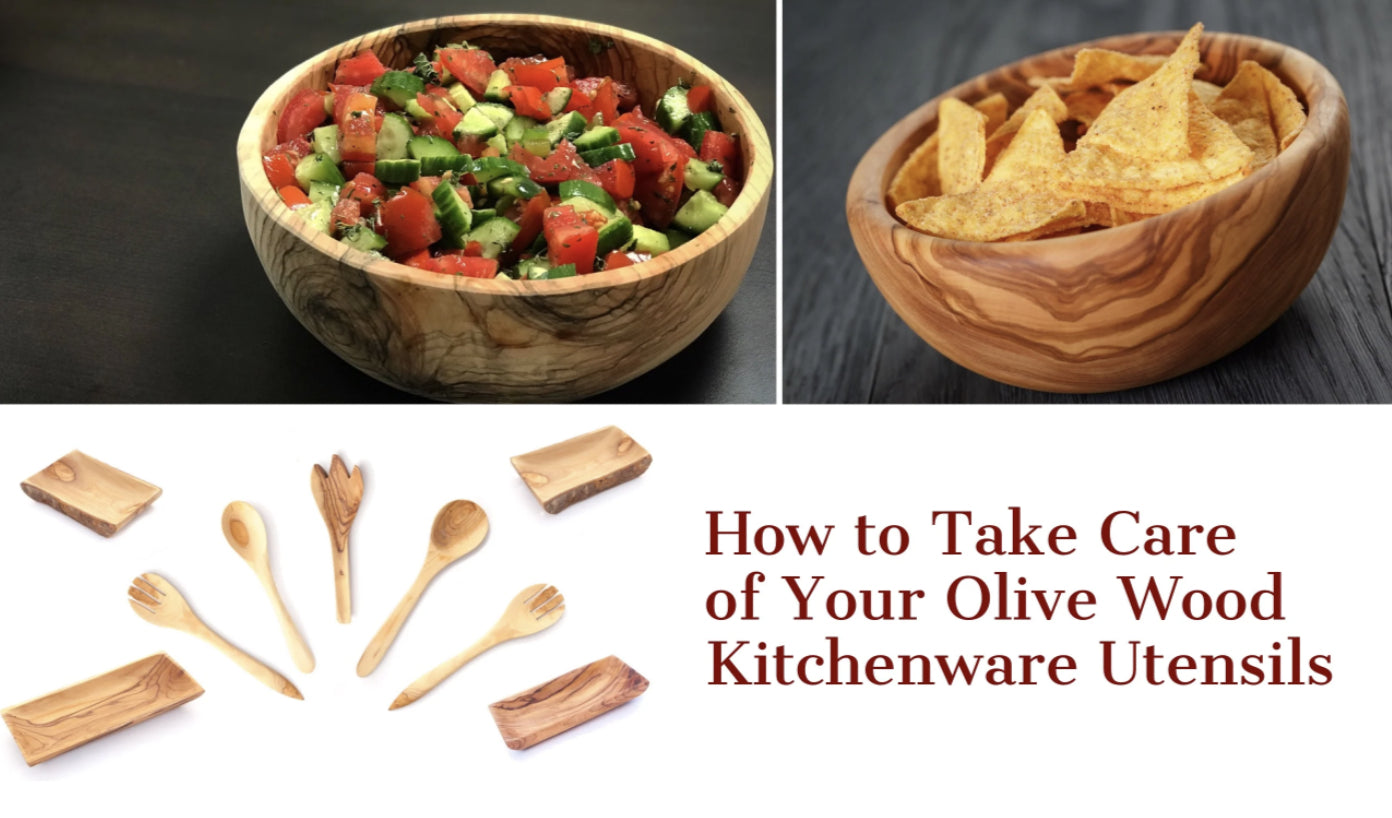 How to Take Care of Your Olive Wood Kitchenware Utensils