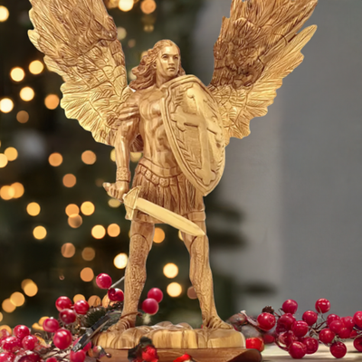 St. Micheal Angel Statue 15"