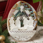 Unique Egg-Shaped Abalone Shell Nativity Scene 5.5"