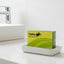 Nablus Natural Olive Oil Soap packaging with green and yellow design.