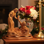 Jesus Christ Walks on Water Masterpiece, 15.4" Carved Sculpture from the Holy Land