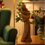Classic Virgin Mary, 9.6" Abstract Olive Wood Carved in Bethlehem
