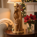 The Holy Family Wooden Hand Carved 10.2" Figurine