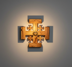 Jerusalem Wall Cross, 7.5" , Made from Holy Land Olive Wood