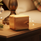 Plain Rounded Corners Square Olive Wood Box