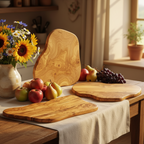 Wooden Cutting Boards / Charcuterie Board ( Set of 3) Handmade from Olive Wood Grown in Holy Land