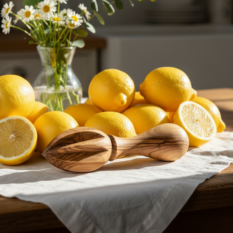 Wooden Lemon Reamer