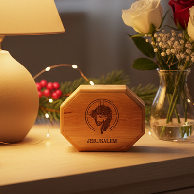 Jesus Christ, Octagon Rosary Box