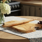 Curved Bakers Rolling Pin, 20" Olive Wood