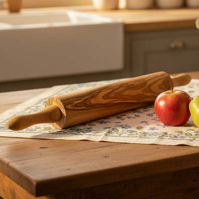 Olive Wood Rolling Pin ,  18.5"