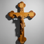 20"  Budded Crucifix and Corpus Hand Carved Olive Wood