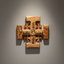 Jerusalem Wall Cross, Olive Wood from Holy Land
