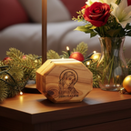 Virgin Mary and Jerusalem, Octagon Rosary Holder