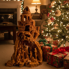 Nativity Scene Sculpture Masterpiece , 49.4" from Holy Land Olive