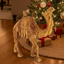 Camel Masterpiece Carving, 26" Tall, Large Olive Wood from Holy Land
