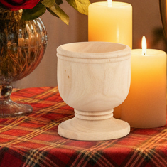 Communion Cup, Olive Wood from Holy Land