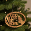 God Bless Our Home Christmas Ornament, Olive Wood from Bethlehem, 5.9"