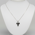 Black Cross Pendant Birthstones
