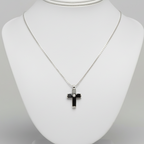Black Cross Pendant Birthstones
