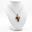 Brown Cross Pendant Birthstones