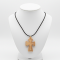 Olive Wood Cross Necklace