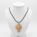 Olive Wood Cross Necklace