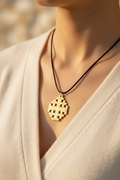 Olive Wood Jerusalem Cross Necklace | Olive Wood from Bethlehem