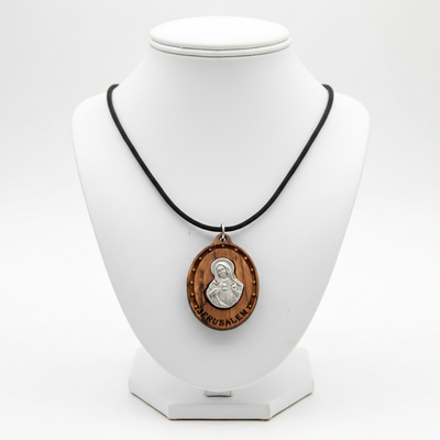 Sacred Heart of Mary Pendant Necklace