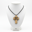 Olive Wood Celtic Cross Necklace
