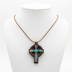 religious mother of pearl religious gift from Bethlehem, front view of the olive wood masterpiece