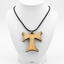 Olive Wood Franciscan Cross or Tau Cross Pendant