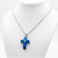 Blue Cross Pendant Birthstones