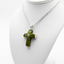 Green Cross Pendant Birthstones