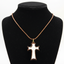 White Mother of Pearl Cross Necklace