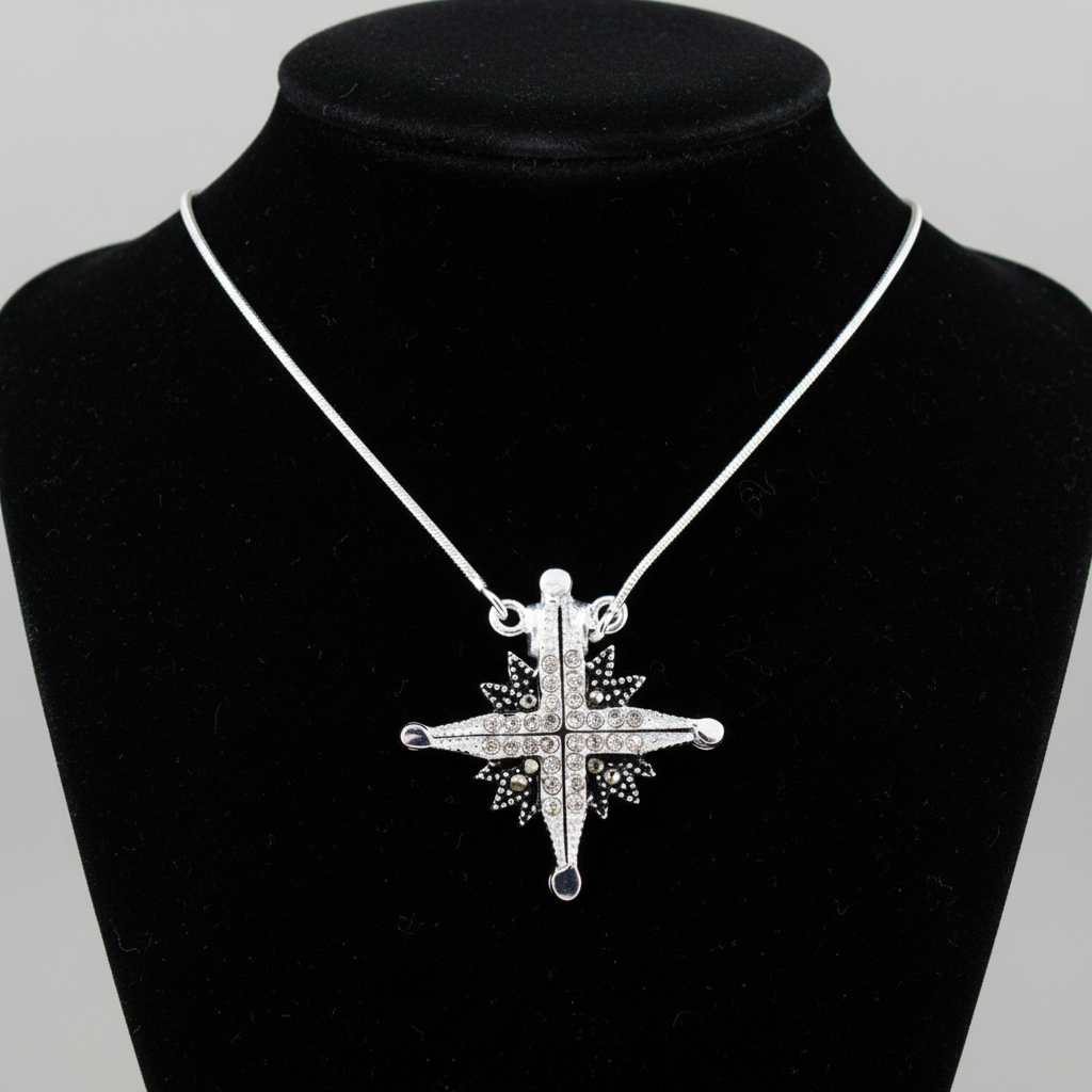 Two-Way Stylish Magnetic Star of Bethlehem Necklace