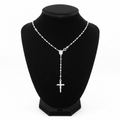 Rosary Necklace (S), Sterling Silver