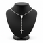 Rosary Necklace (L), Sterling Silver