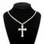Crucifix Necklace, Sterling Silver