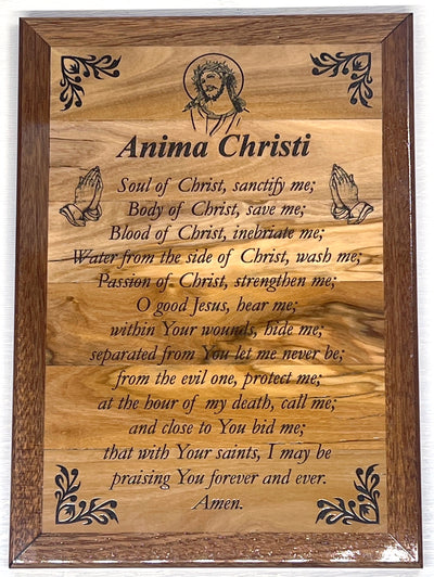 Anima Christi Wall Hanging Plaque