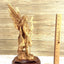Archangel Gabriel Masterpiece 15" , Olive Wood Carved Statue from the Holy Land