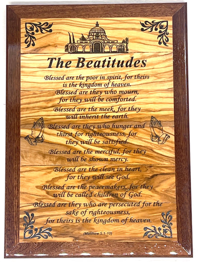 The Beatitudes, Wall Hanging Plaque