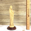 Blessed Mother Holding a Rosary, 10" Olive Wood Carving Statue from Bethlehem