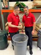 Selecting green coffee beans for the Bethlehem Blend