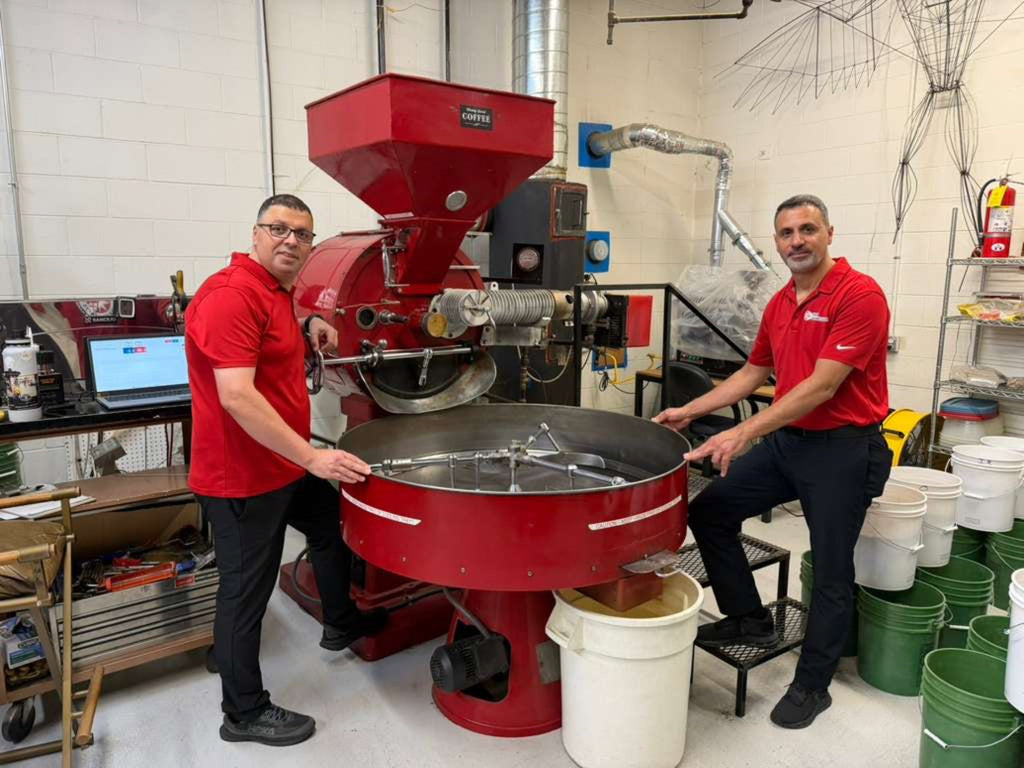 Inside the roastery in Colorado where Nazareth Blend is roasted