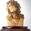 Bust of Jesus Christ Head, 10" Olive Wood Carving from the Holy Land