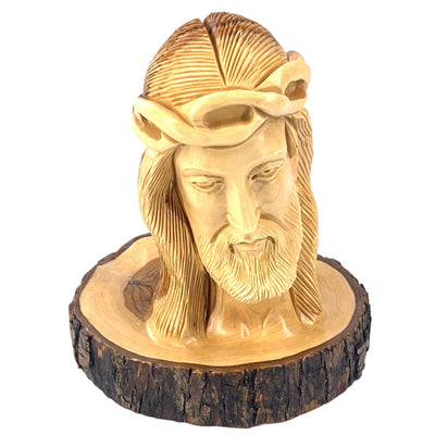 Jesus Christ Bust Carving, 6"